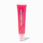 Tube de gloss rose vif brillant holographique,