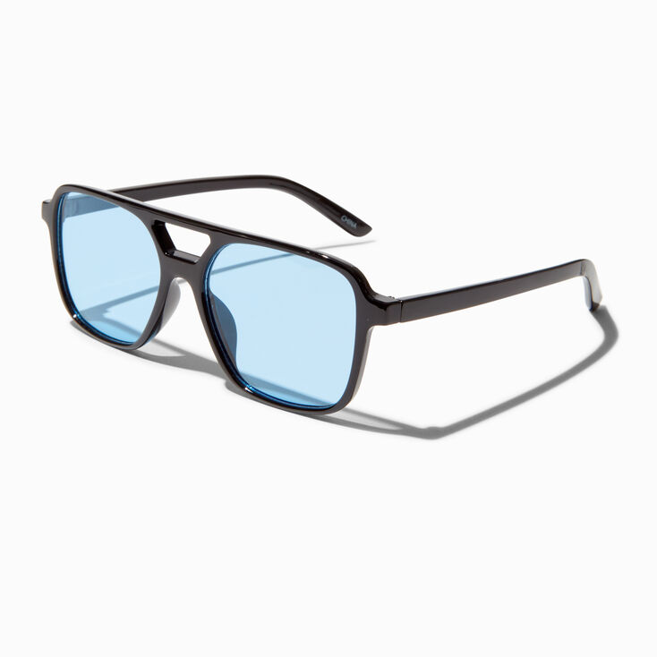Lunettes de soleil aviateur noires,