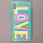 Rainbow Love Phone Case - Fits iPhone XR,