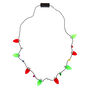 Light Up Bulb Christmas Necklace,
