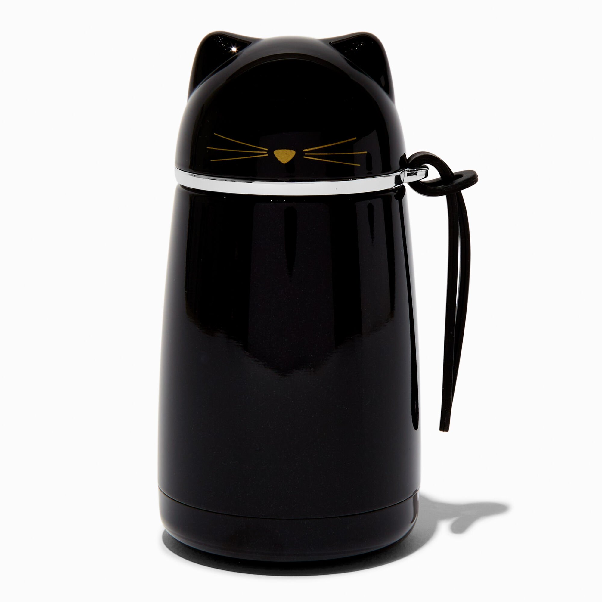 Black Cat Stainless Steel Water Bottle,