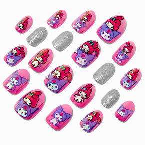 Sanrio&reg; Claire&#39;s Exclusive My Melody&reg; &amp; Kuromi&reg; Stiletto Press On Faux Nail Set - 20 Pack,