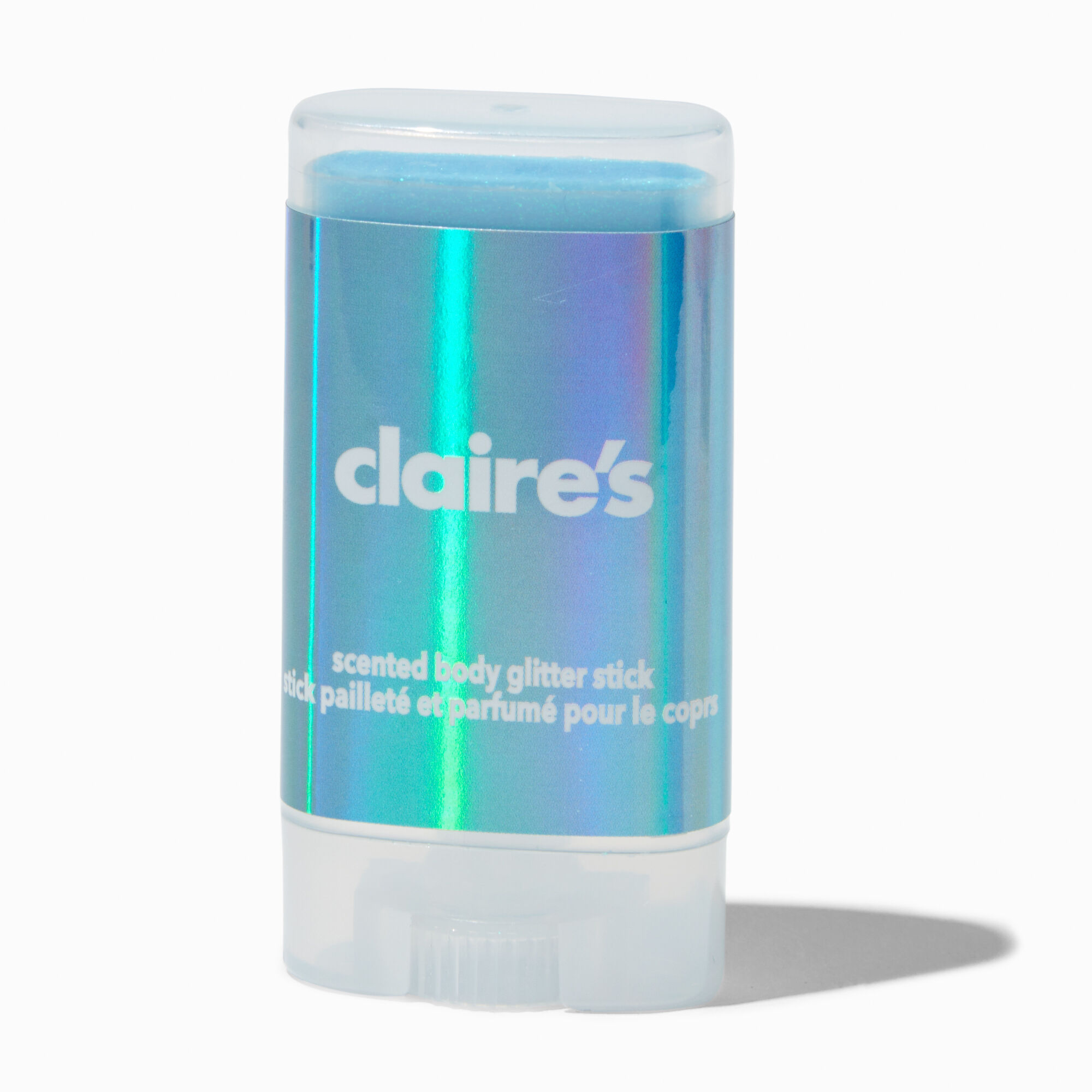 View Claires Scented Body Glitter Stick Blue information