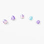 Claire&#39;s Club Chrome Mermaid Vegan Press On Faux Nail Set &#40;10 pack&#41;,