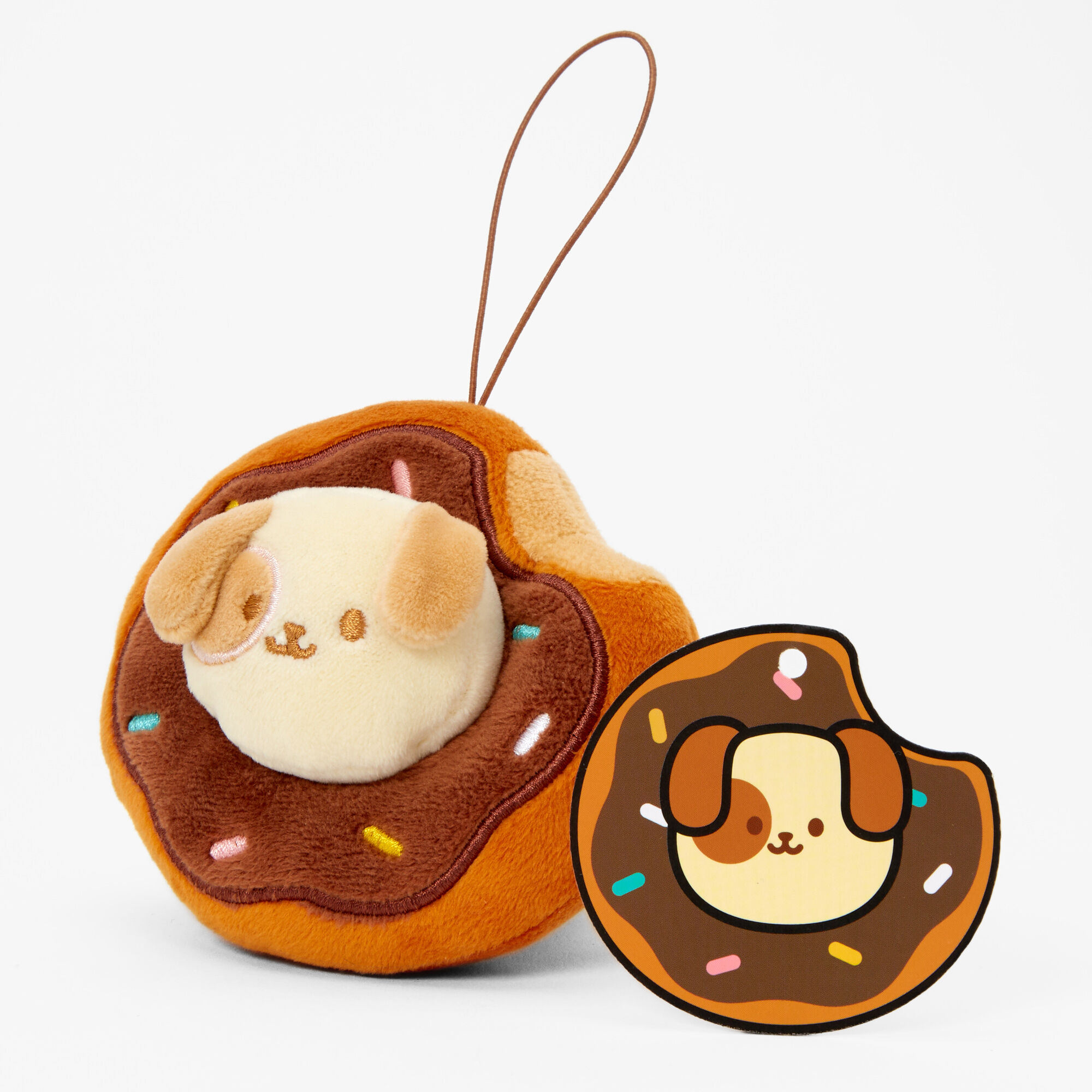 Anirollz™ Puppy Donut Keychain,