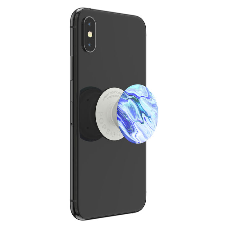 PopSockets&reg; Swappable PopGrip - Blue Marble,