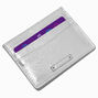 Metallic Silver Credit Card Case,