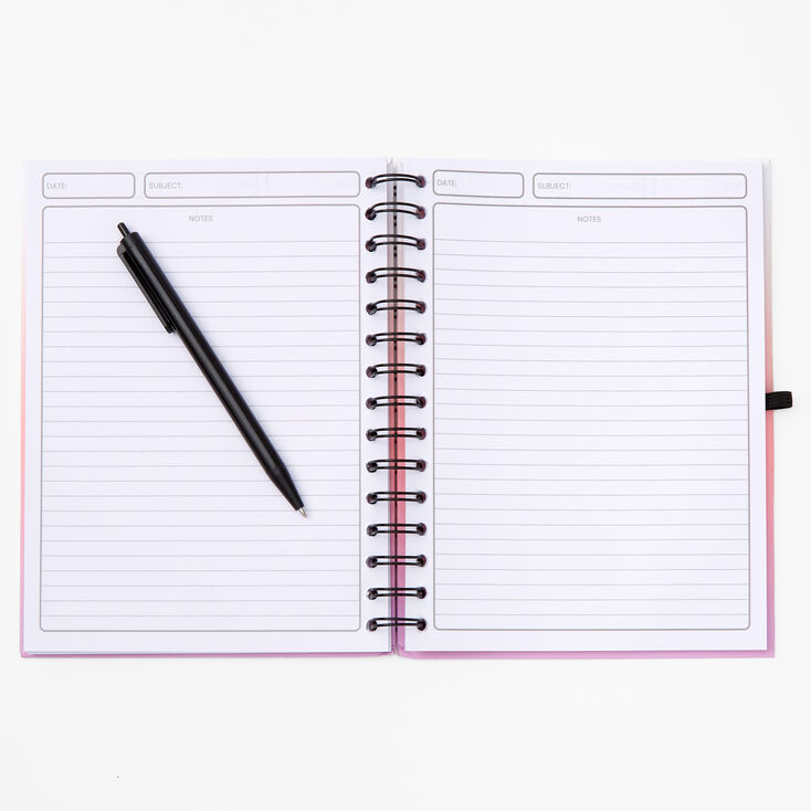 Good Days Ahead Ombre Spiral Journal - Pink,
