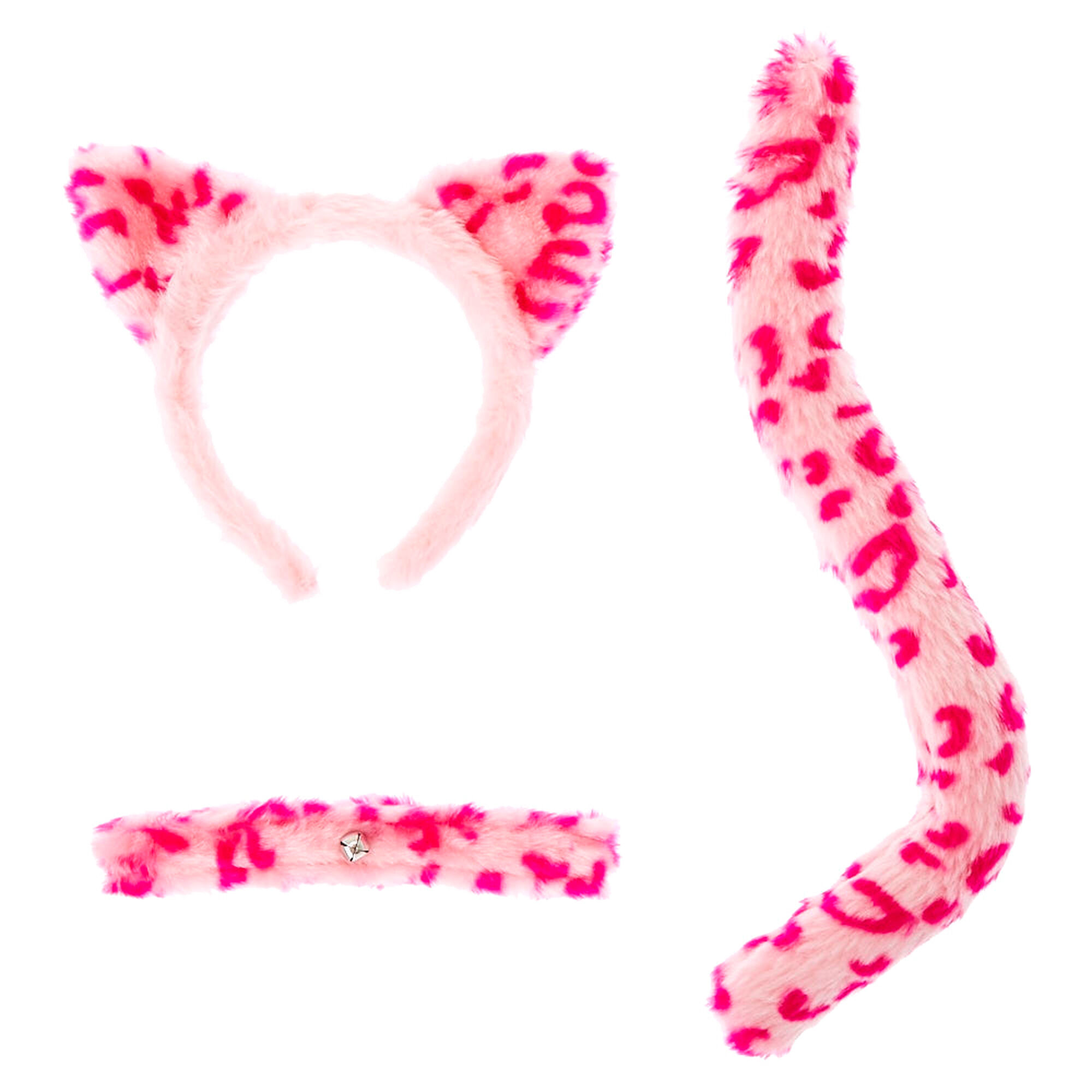 Kids Pink Leopard Cat Costume Set Claire S