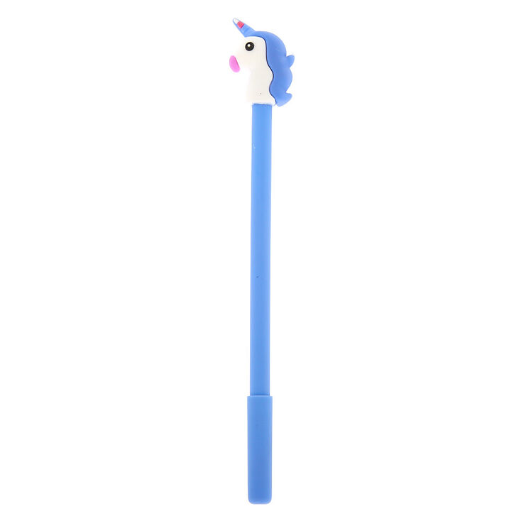 Claire's Stylo à embout licorne couleur pervenche