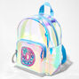 Holographic Initial Mini Backpack - D,