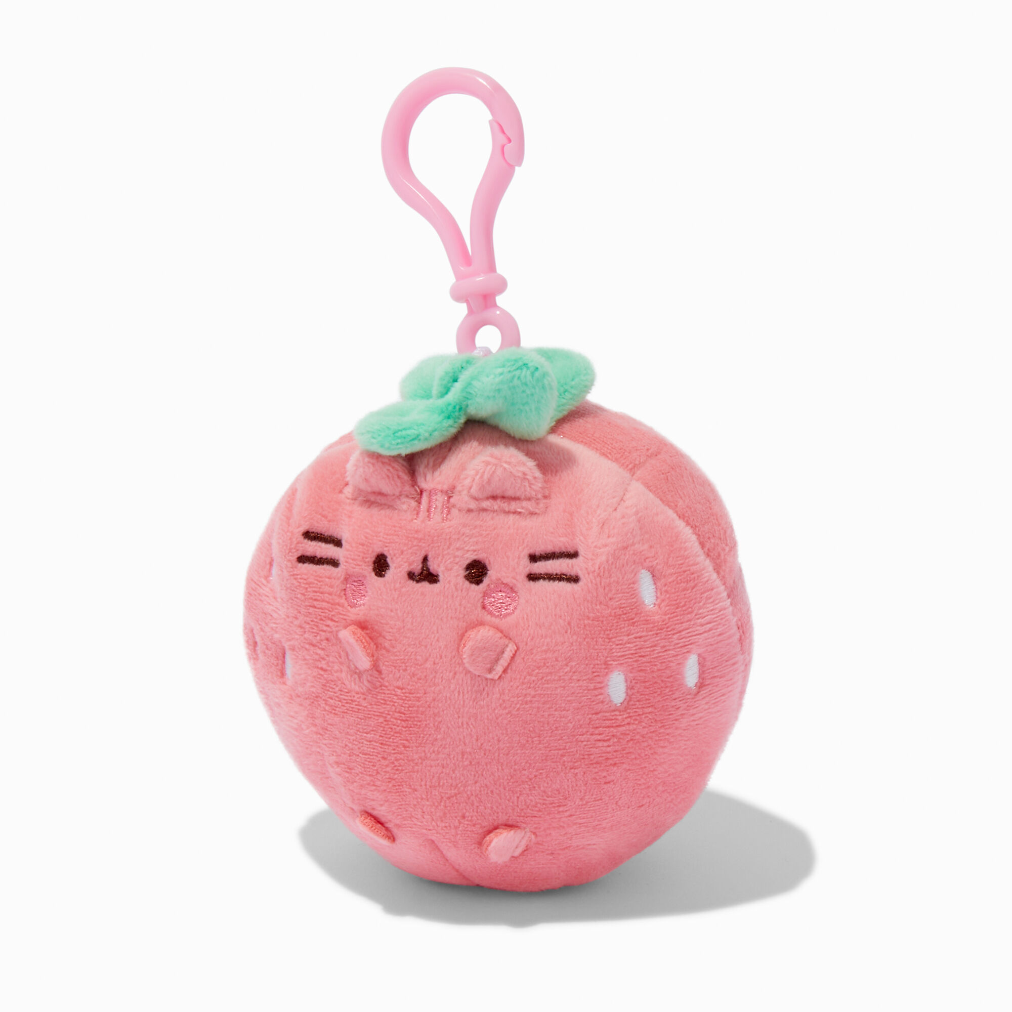 Pusheen® Strawberry Soft Toy Bag Clip,
