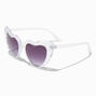 Translucent Heart Cat Eye Sunglasses,