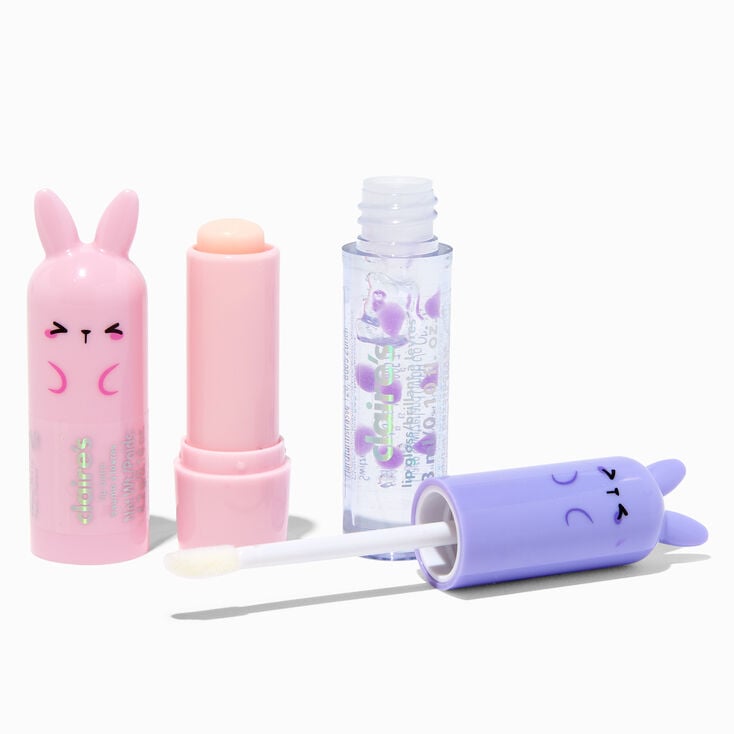 Chibi Bunny Lip Gloss Set - 2 Pack,