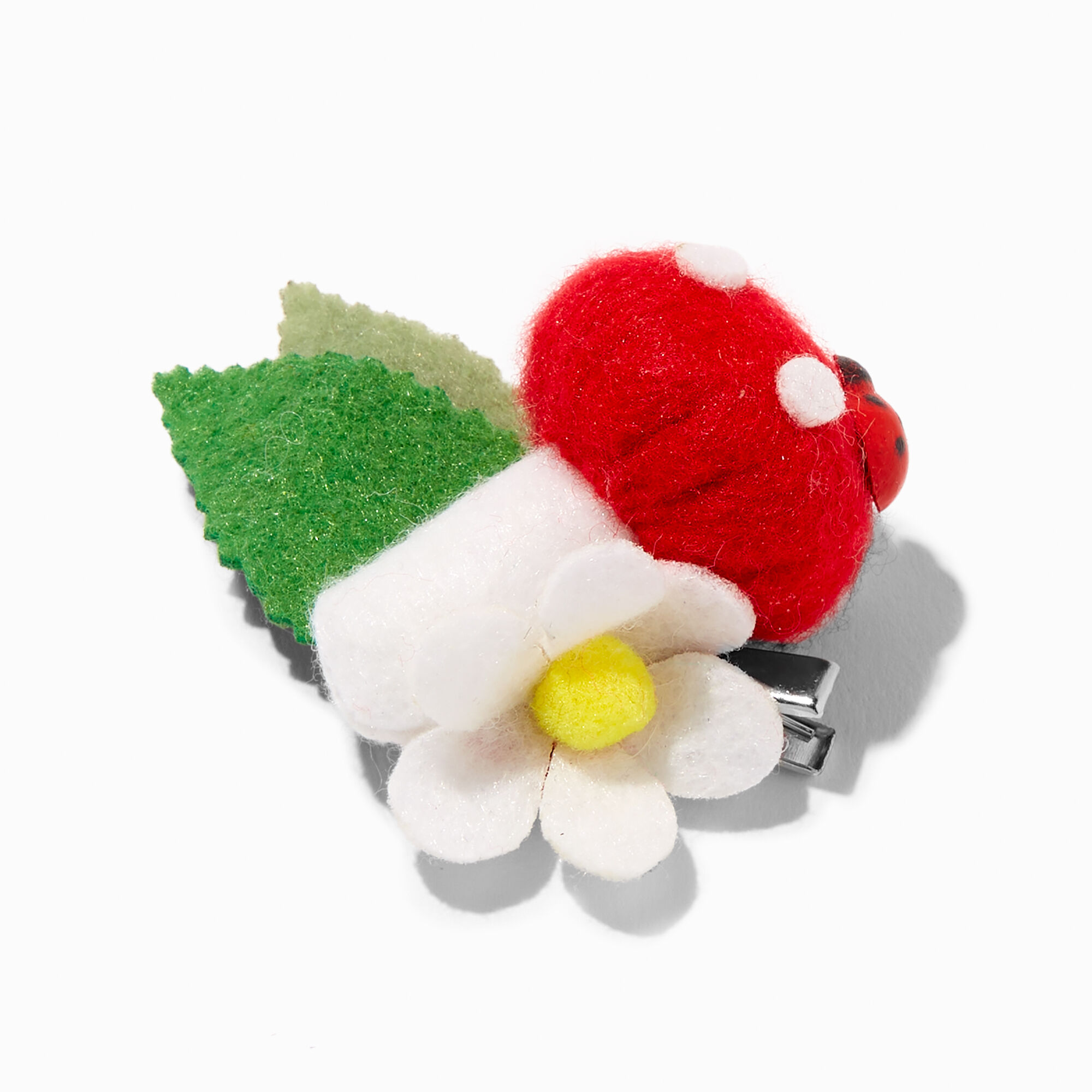 View Claires Mushroom Garden 3D Felt Hair Clip information