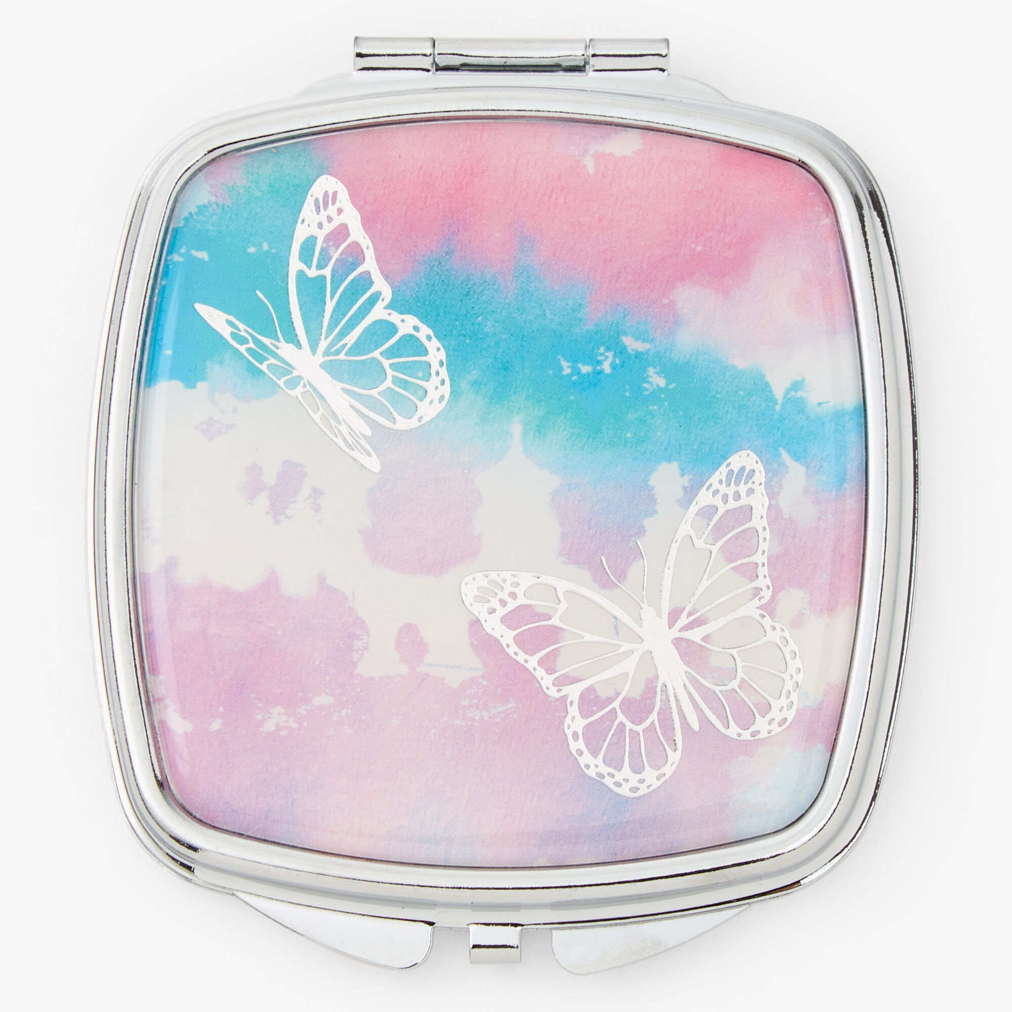 Tie Dye Butterfly Compact Mirror,
