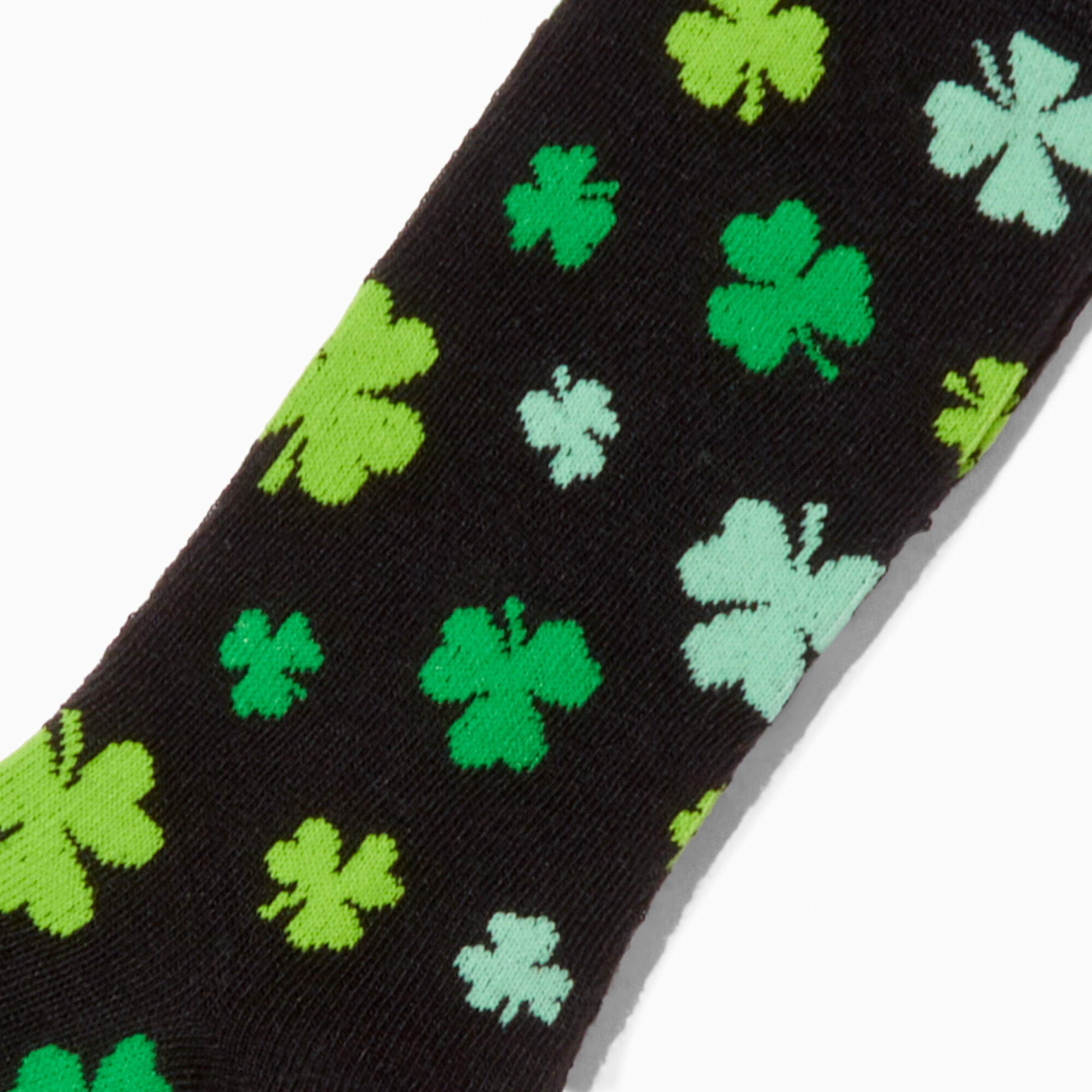 All-Over Shamrock-Print Crew Socks,