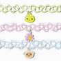 Claire&#39;s Club Easter Pastel Tattoo Choker Necklaces - 3 Pack,