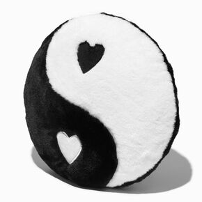 Yin Yang Hearts Plush Round Pillow,