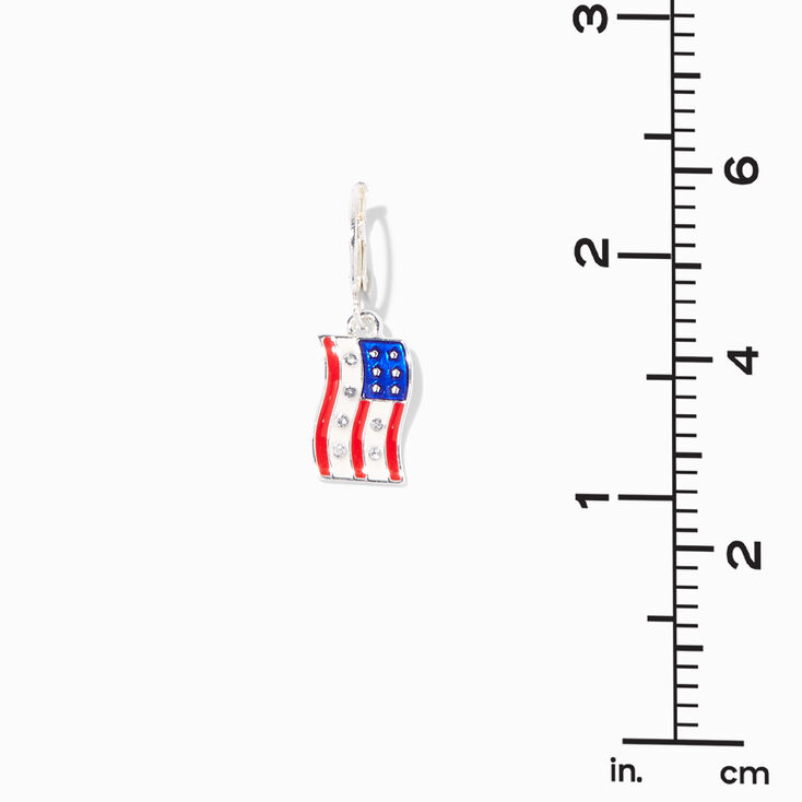 Patriotic Red, White, &amp; Blue Mixed Earrings - 9 Pack,