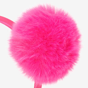 Pom Pom Ears Headband - Pink,