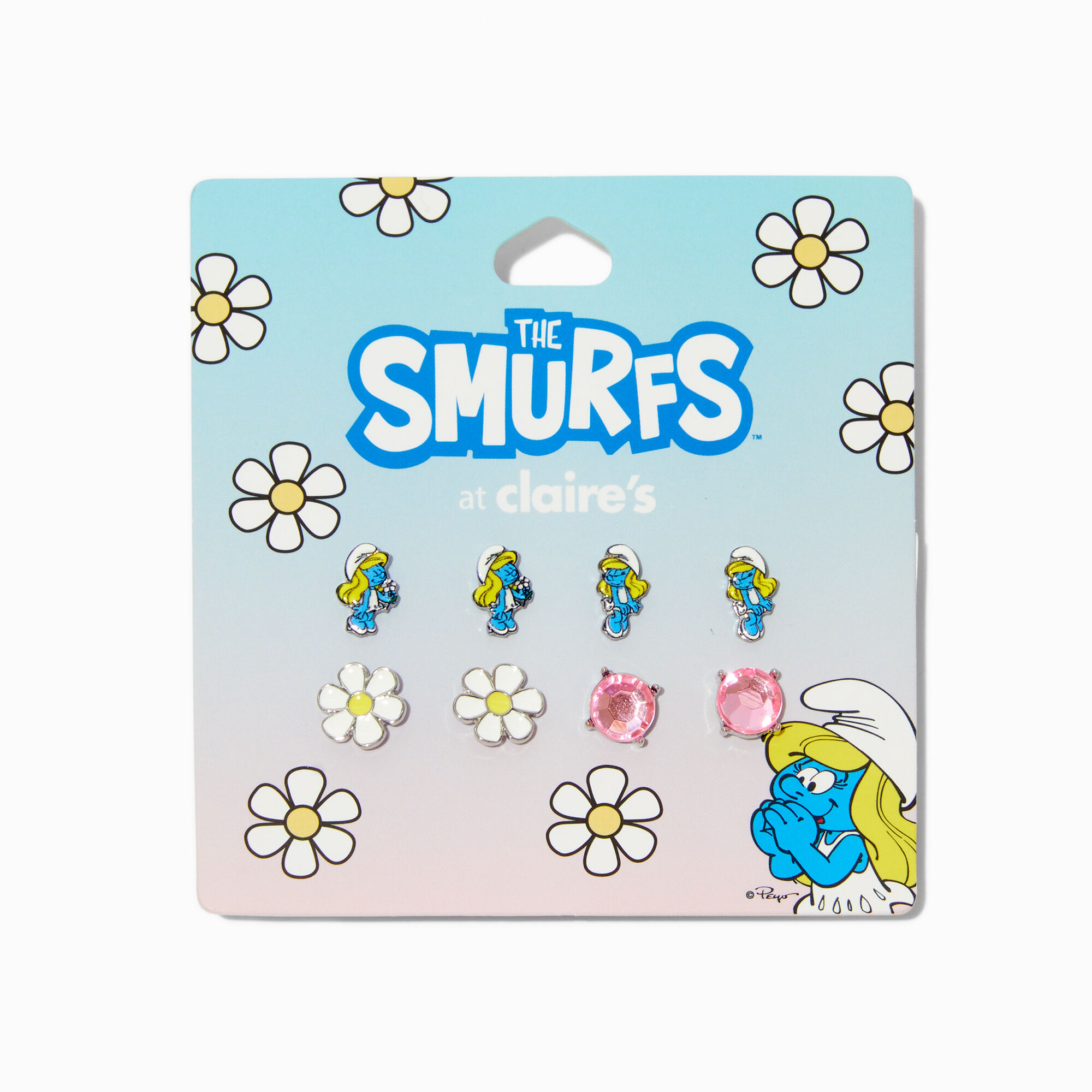The Smurfs™ Claire's Exclusive Stud Earrings - 4 Pack,