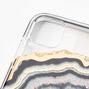 Black &amp; Gold Agate Clear Phone Case - Fits iPhone&reg; 11,