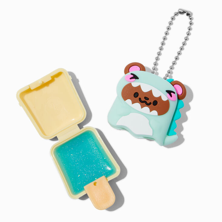 Pucker Pops&reg; Bear in Dino Costume Lip Gloss - Blue Raspberry,