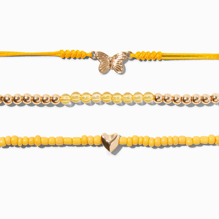 November Birthstone Beaded Stretch Bracelets - 3 Pack,