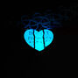 Best Friends Pastel Heart Glow In The Dark Tattoo Choker Necklaces - 3 Pack,