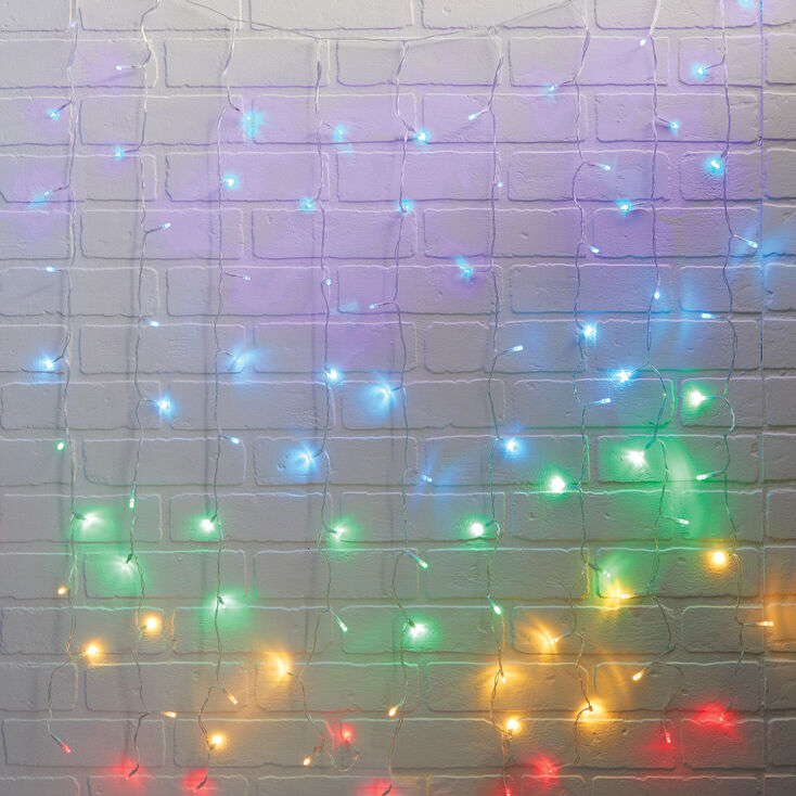 Neon Rainbow String Lights,