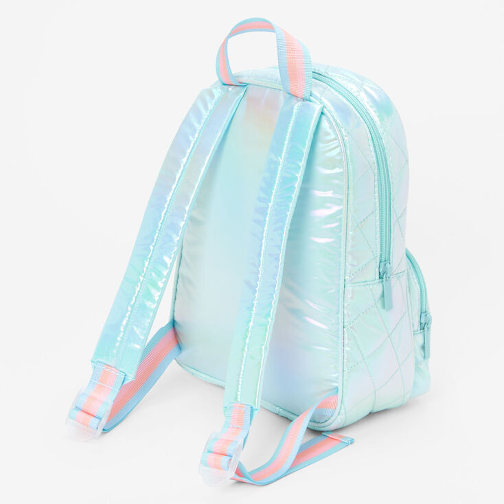 Claire&#39;s Club Mint Sparkle Unicorn Backpack,