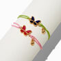 Best Friends Mood Butterfly Adjustable Bracelets - 2 Pack,