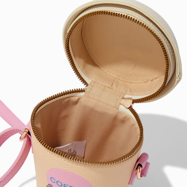 Disney Stitch Cosy Coffee Cup Crossbody Bag,