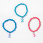 Claire&#39;s Club Mermaid Tail Beaded Stretch Bracelets &#40;3 Pack&#41;,