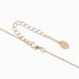 Gold-tone Pearl Bow Locket Necklace ,