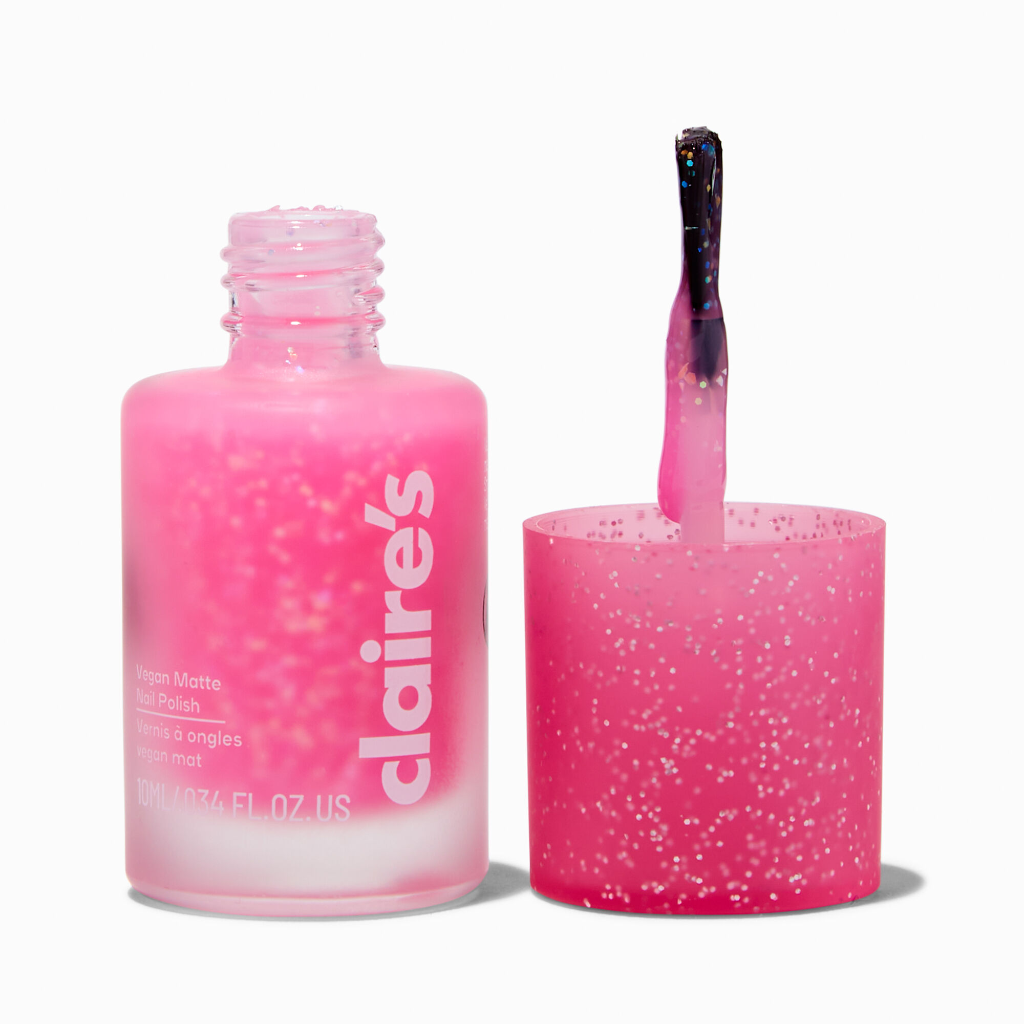 View Claires Vegan Matte Nail Polish Bubblegum Beauty information