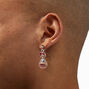 Christmas Ornament Shaker 1.5&quot; Clip-On Drop Earrings,