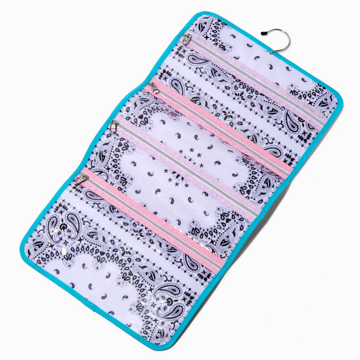 T H E M E x Claire&#39;s Bandana Hanging Jewelry Organizer,