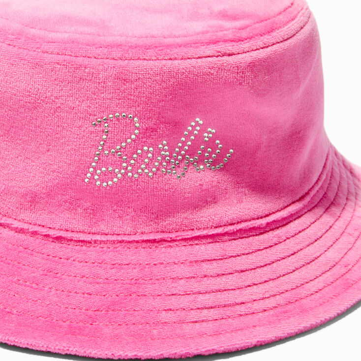 Barbie&trade; Pink Velvet Bucket Hat,