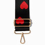 Red Hearts Adjustable Crossbody Bag Strap,
