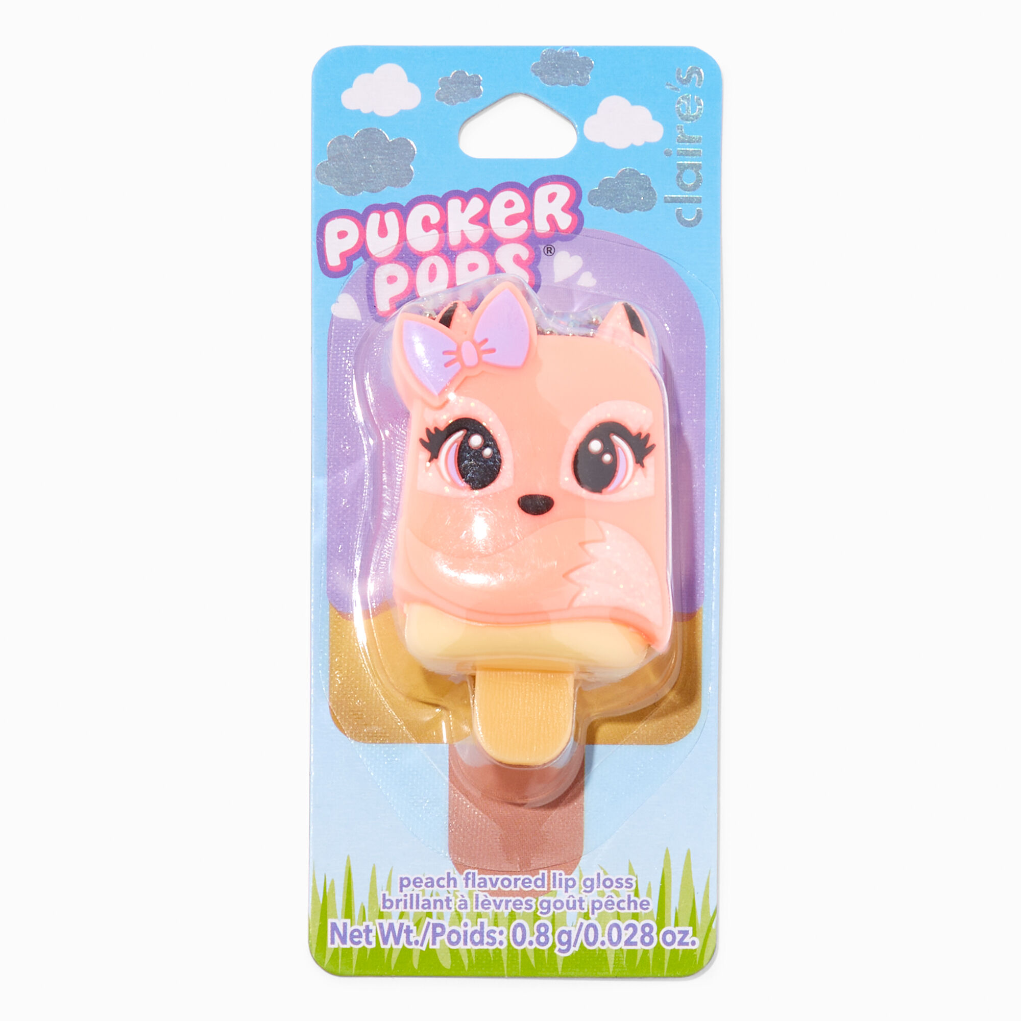 Pucker Pops® Coral Fox Lip Gloss - Peach,