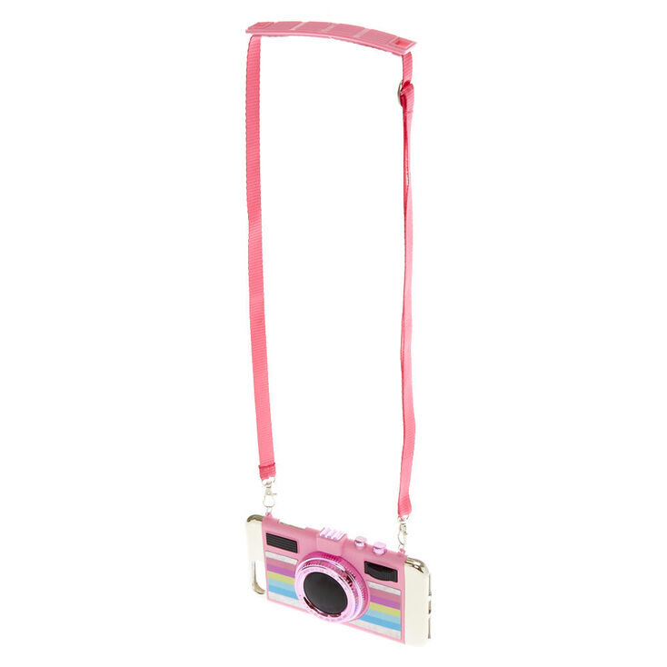 Pink Retro Camera Phone Case,
