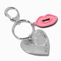 Mean Girls&trade; x Claire&#39;s A Little Bit Dramatic Silver Heart Keychain,