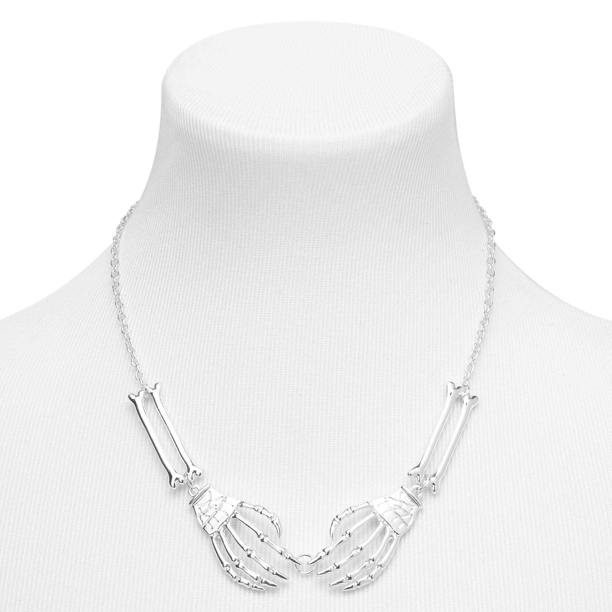 Skeleton hand choker top