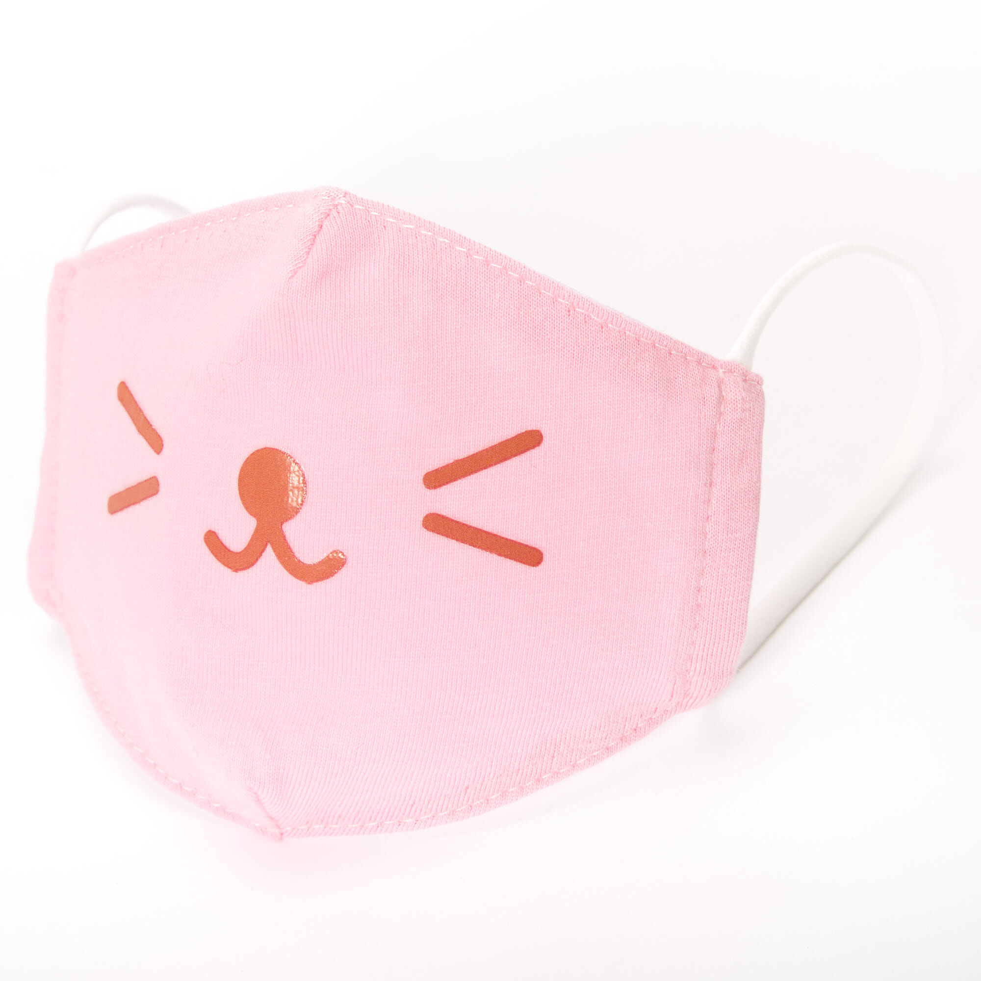 Cotton Pink Cat Whisker Face Mask Child Small Claire S Us