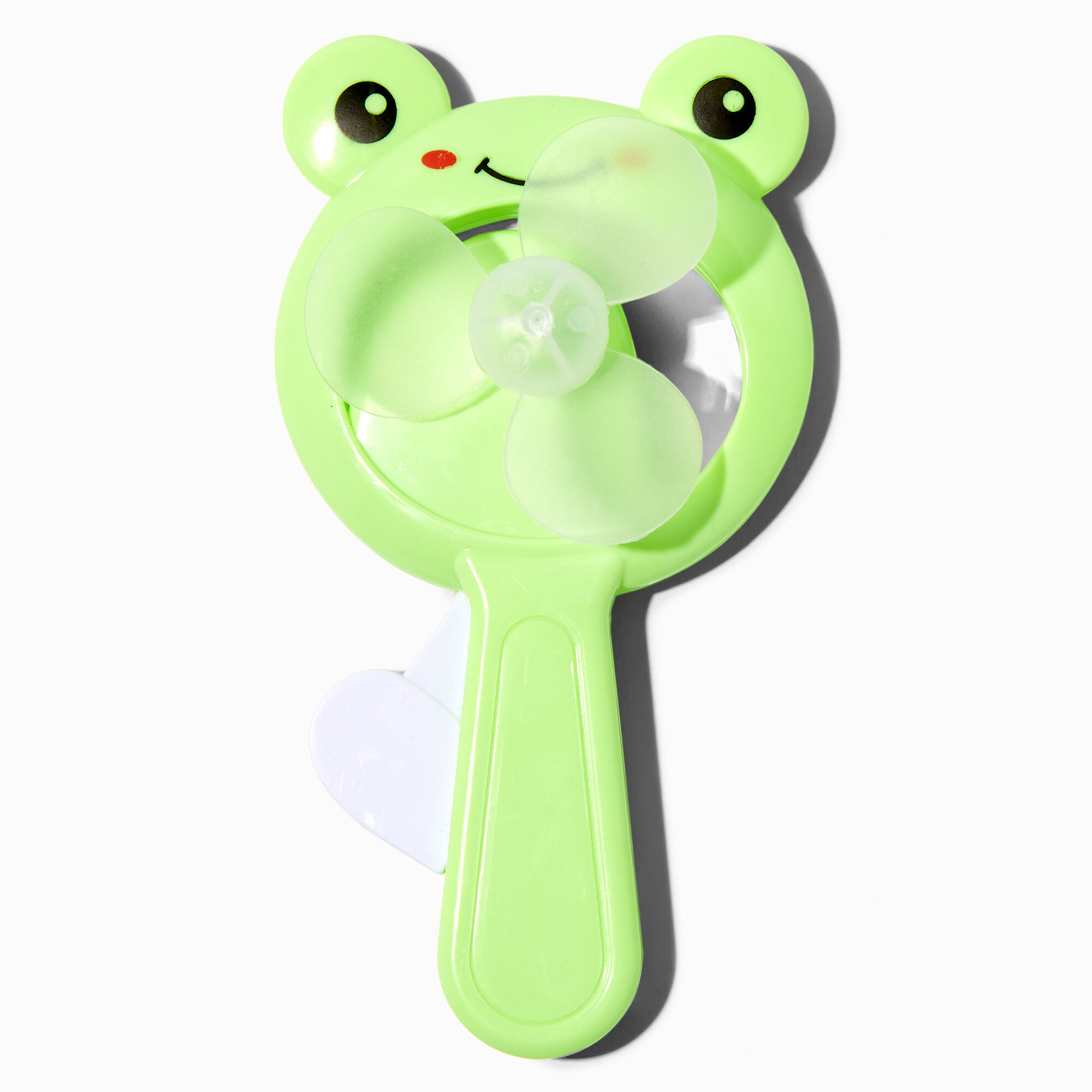 View Claires Frog Hand Crank Fan Green information