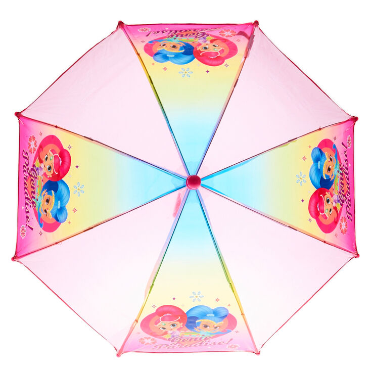 Shimmer &amp; Shine Rainbow Plastic Umbrella,