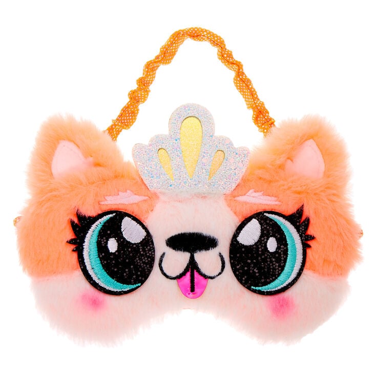 Queenie the Corgi Sleeping Mask - Orange,