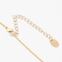 Gold Zodiac Symbol Pendant Charm Necklace - Taurus,